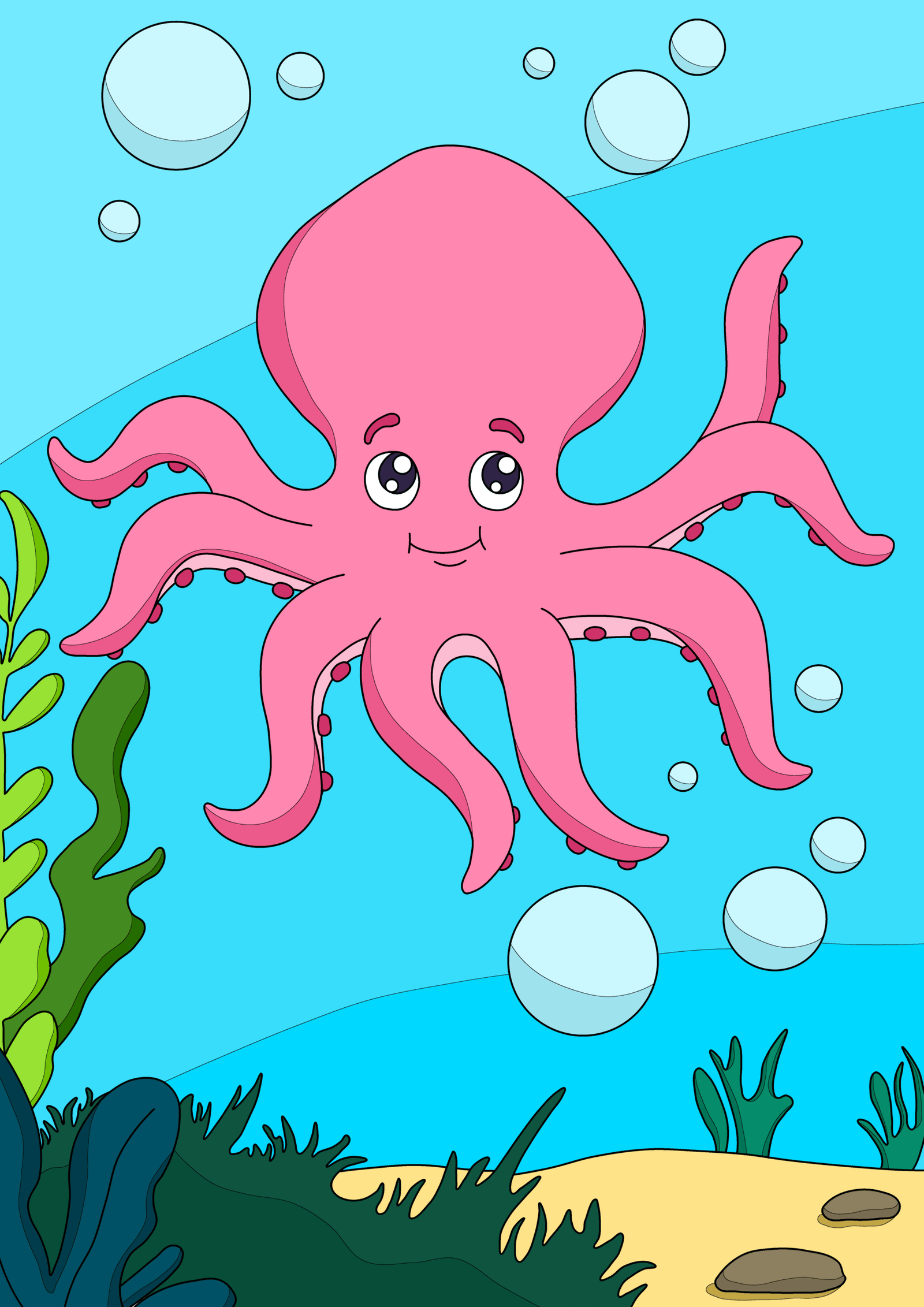 ​An Octopus’s Day