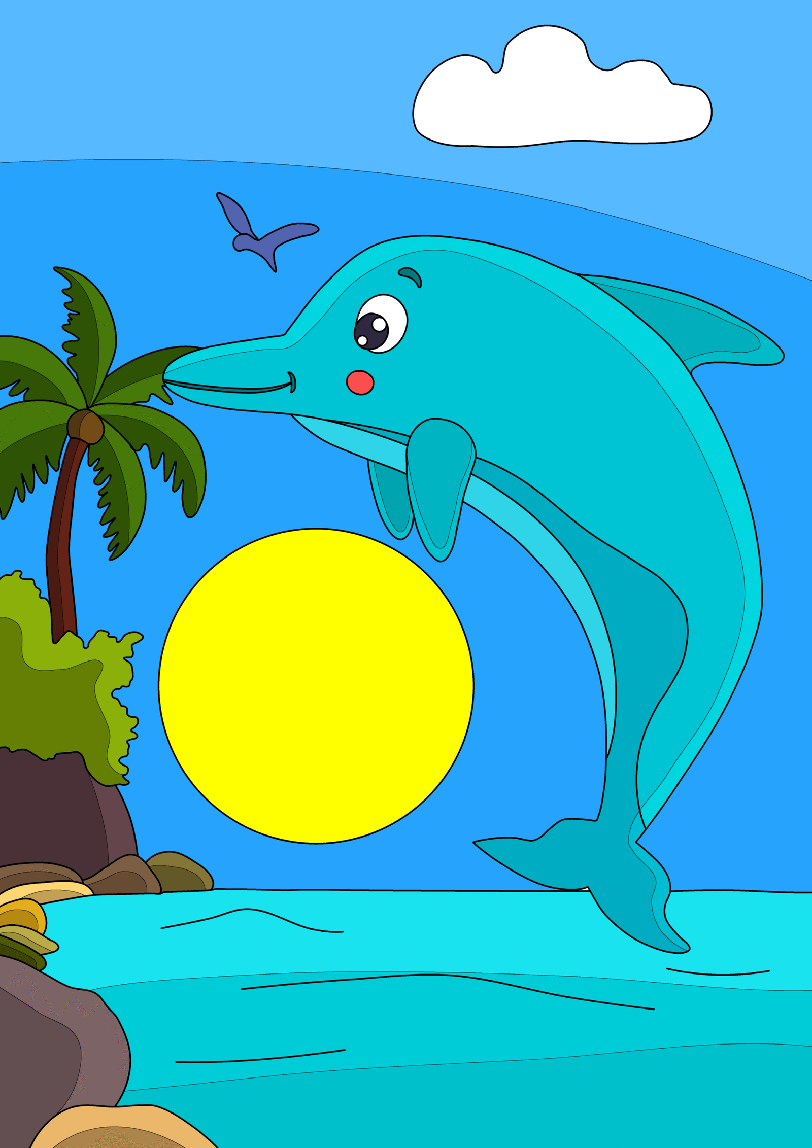 The Dolphin Who Loved to Play Hide-and-Seek