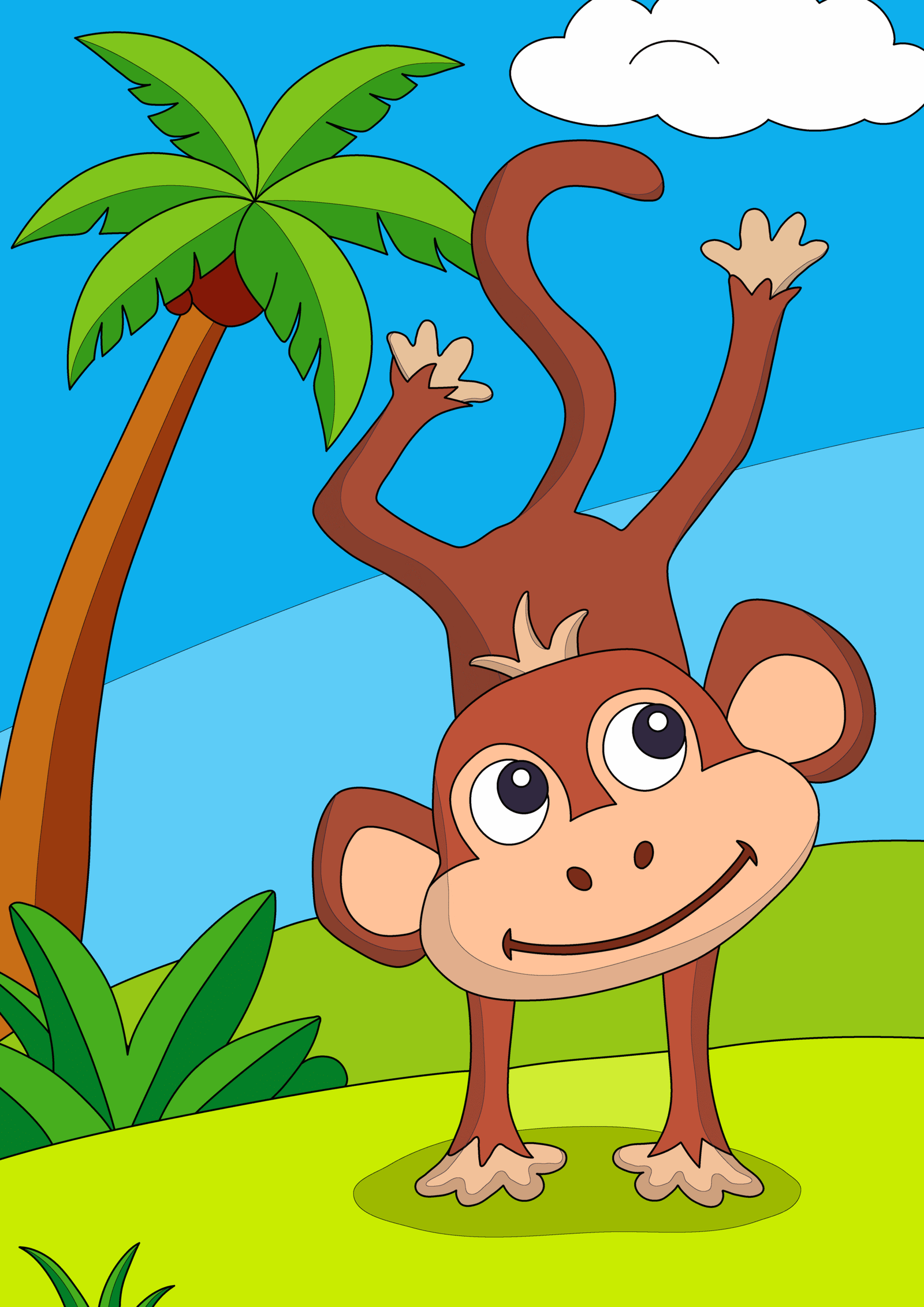 Milo the Monkey Who Loved to Hang Around