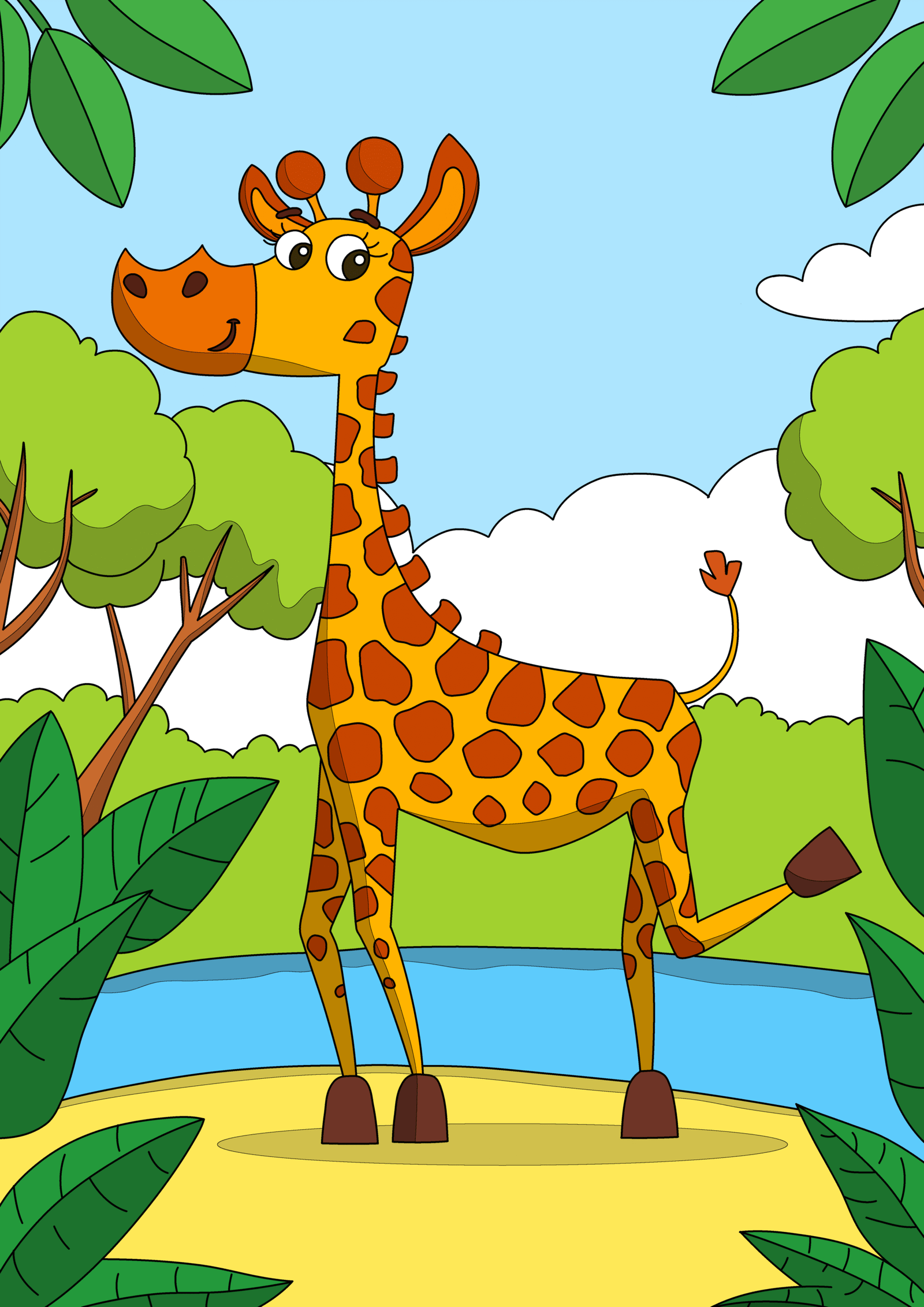 Ginny the Giraffe and the Hidden River