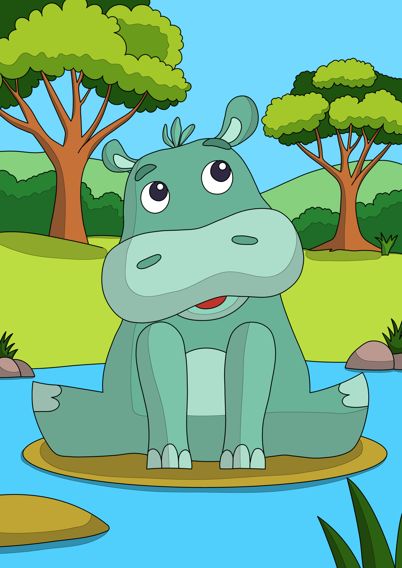 Horace the Hippo and the Sunny Spot