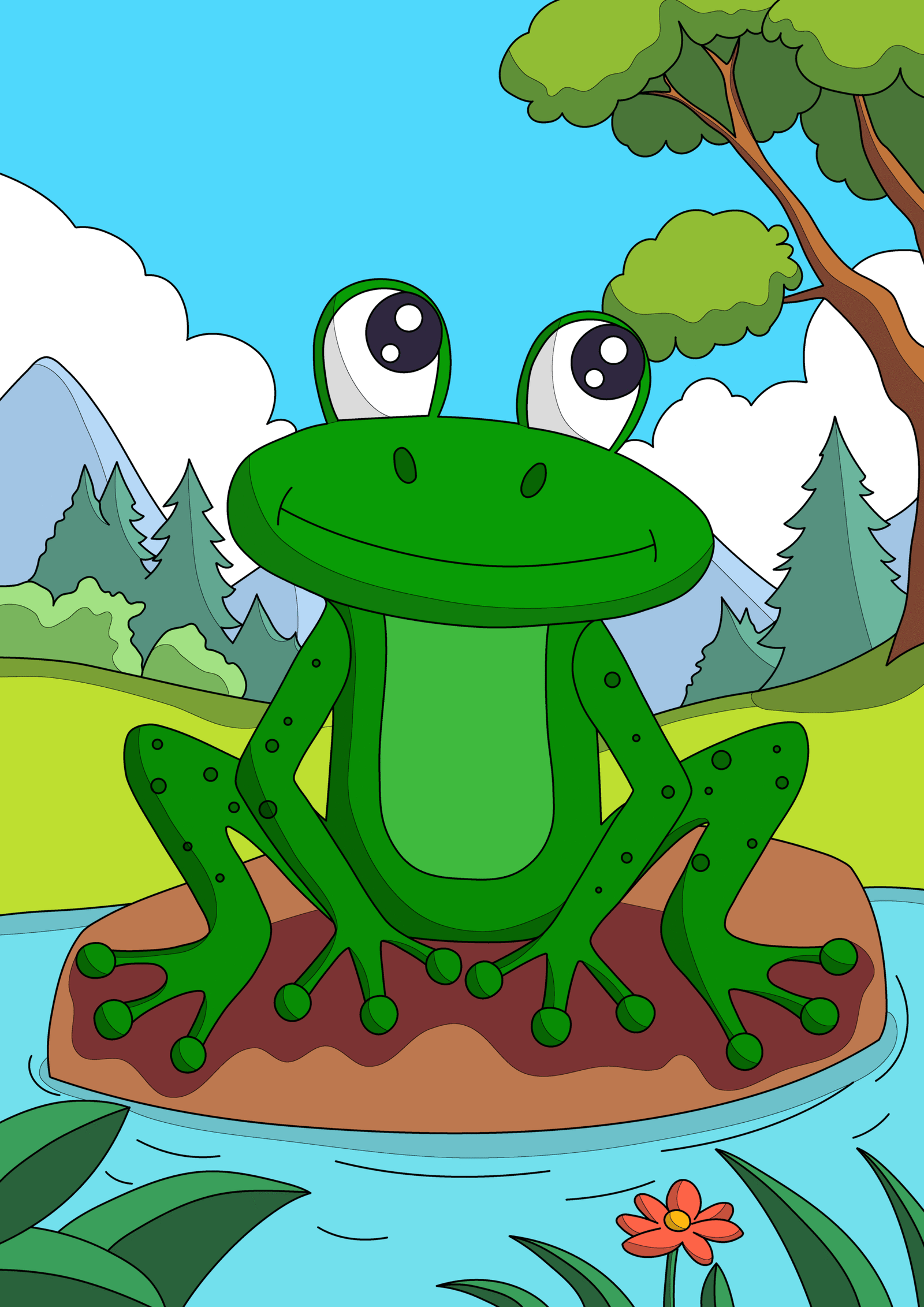 Frankie the Frog and the Perfect Log