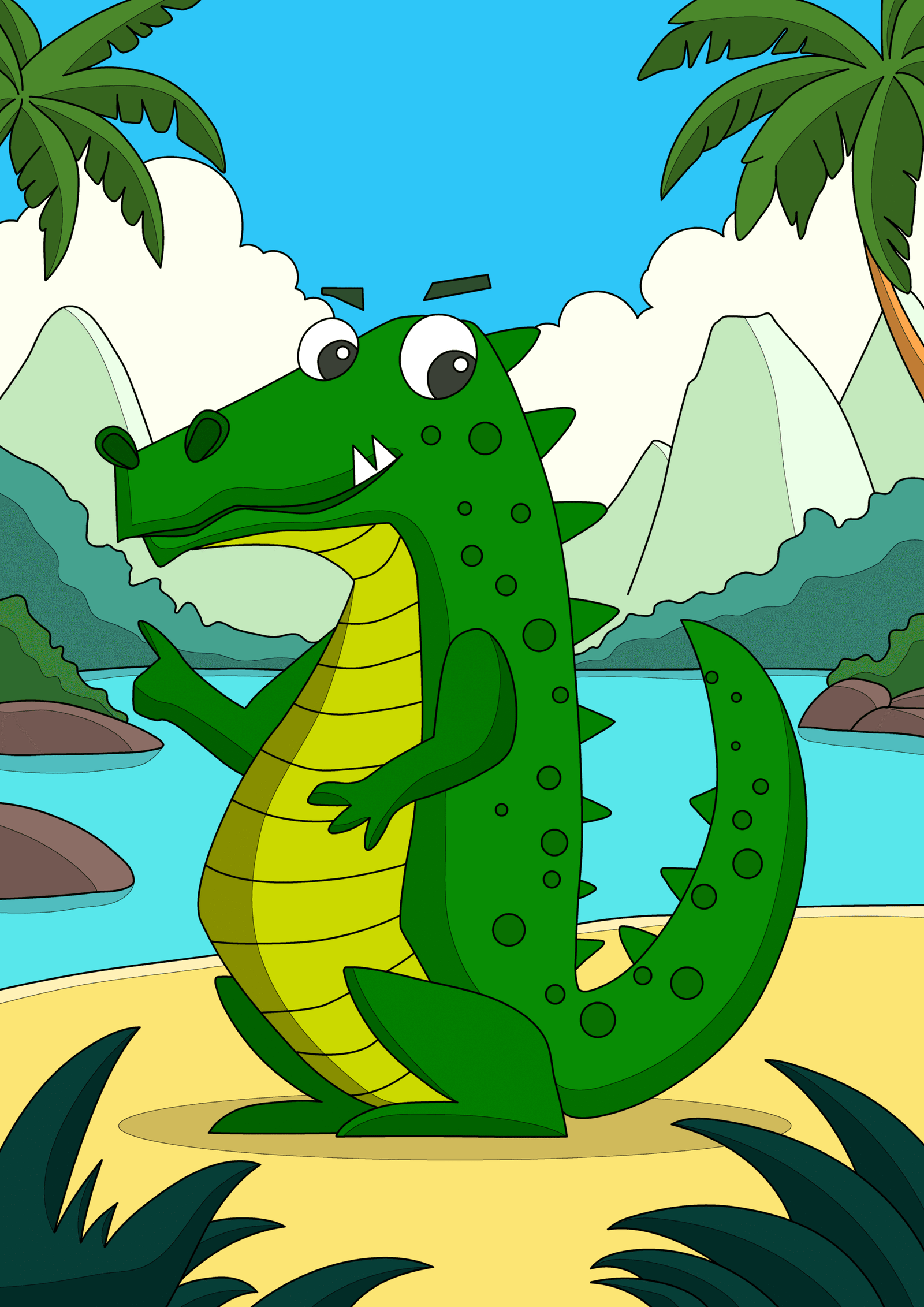 Croc the Crocodile Who Loved to Share