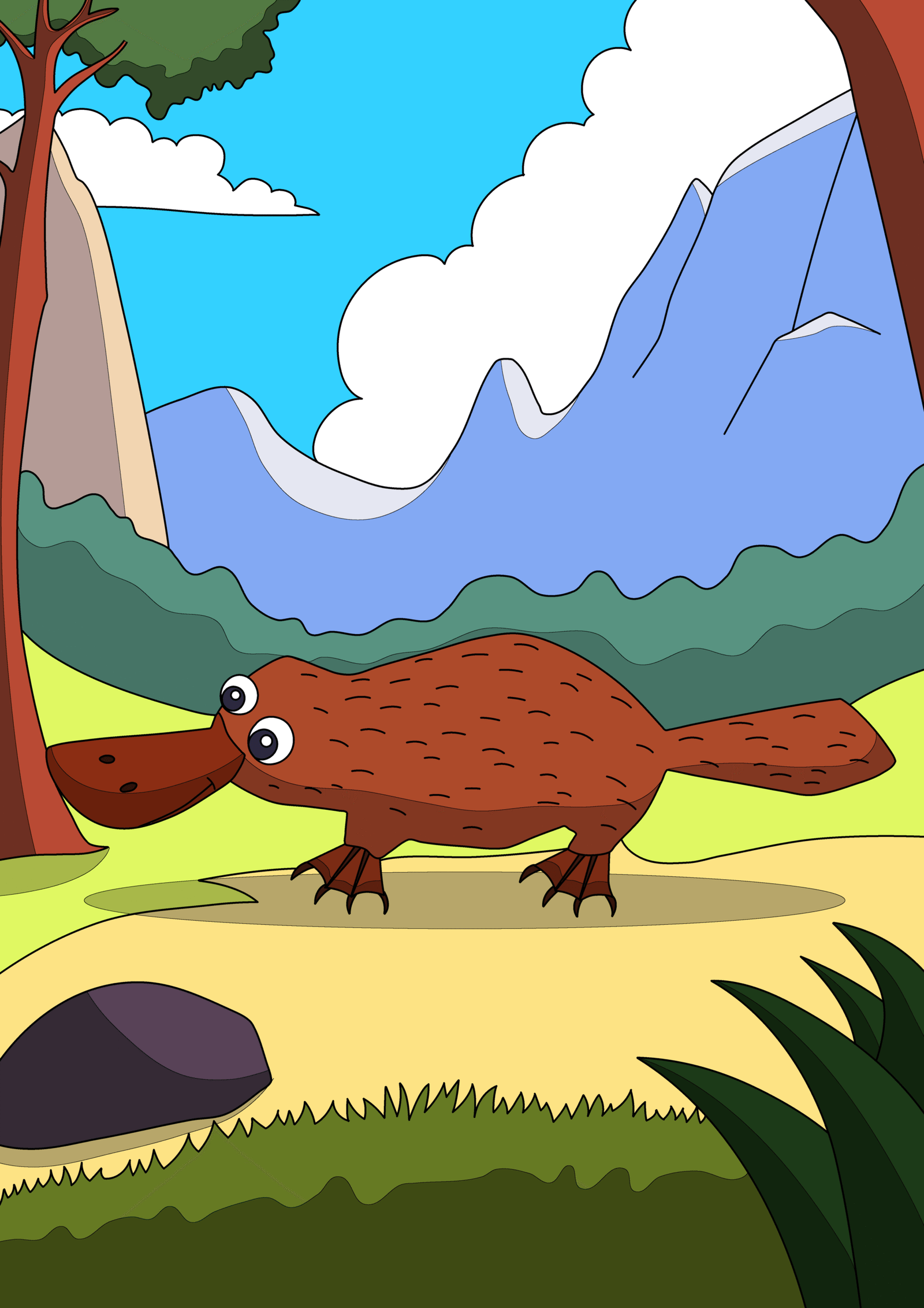 Perry the Platypus and the Wobbly Bridge