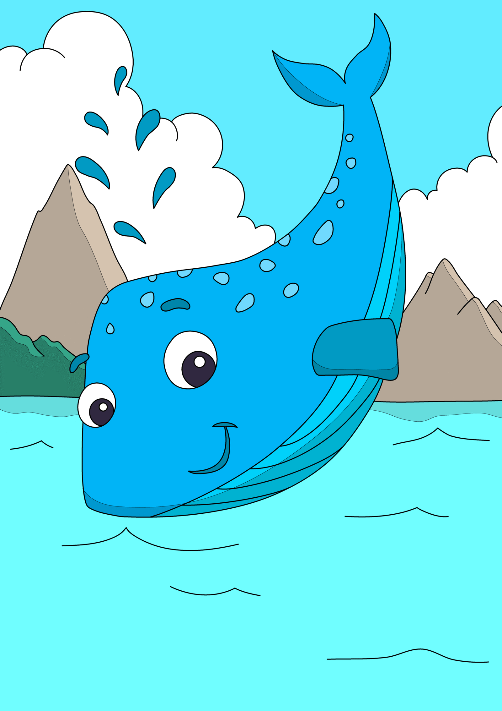 Wally the Whale and the Quiet Waters
