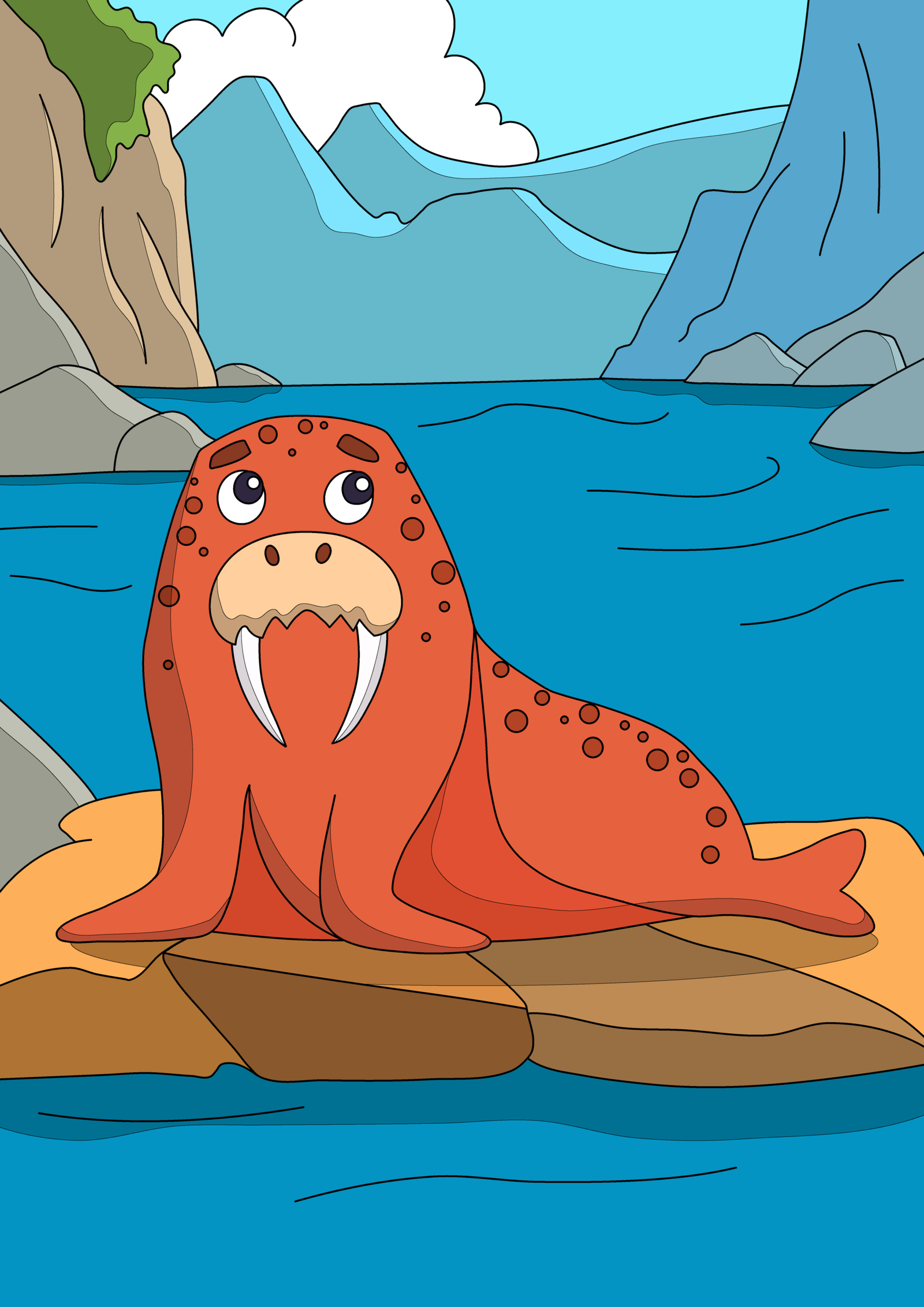 Walter the Walrus and the Warm Rock