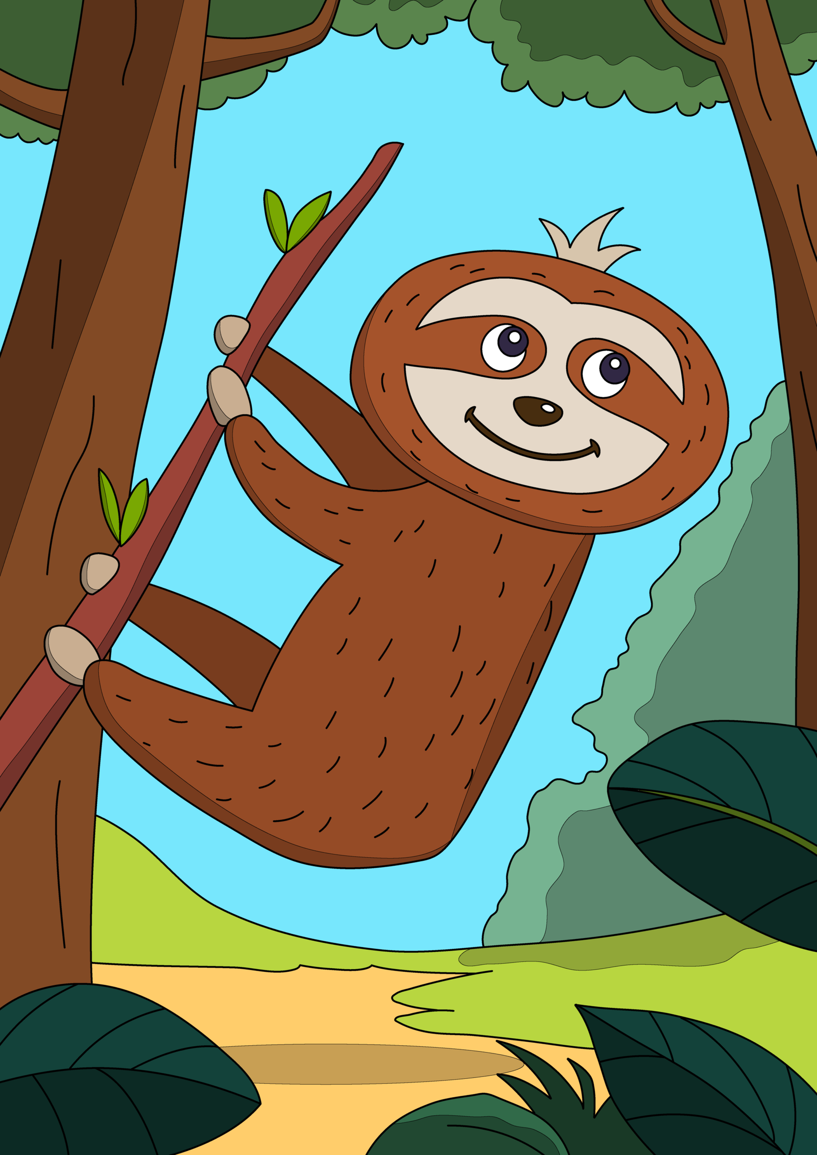 Sam the Sloth and the Great Forest Race