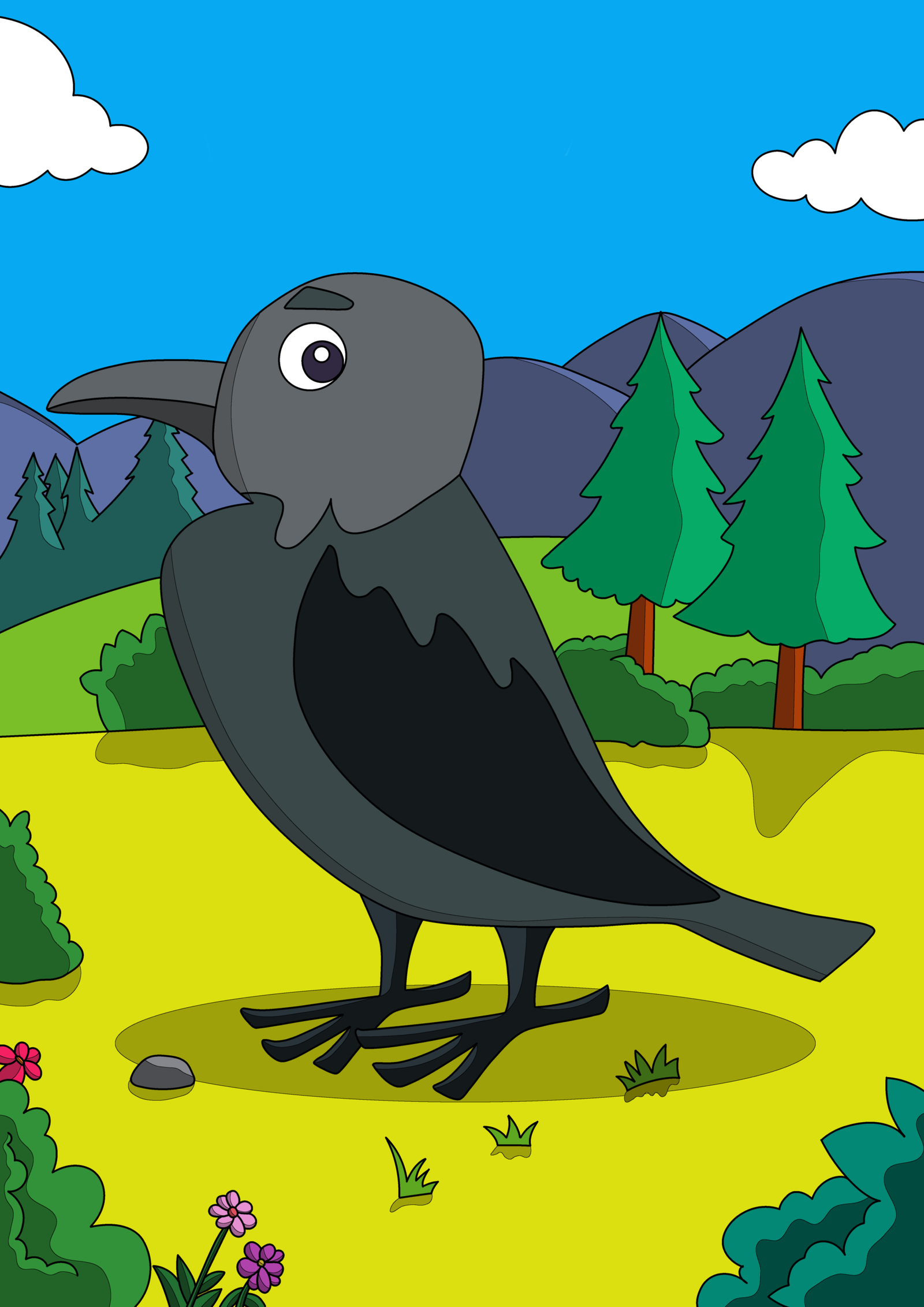 Casper the Clever Crow and the Hidden Treasure