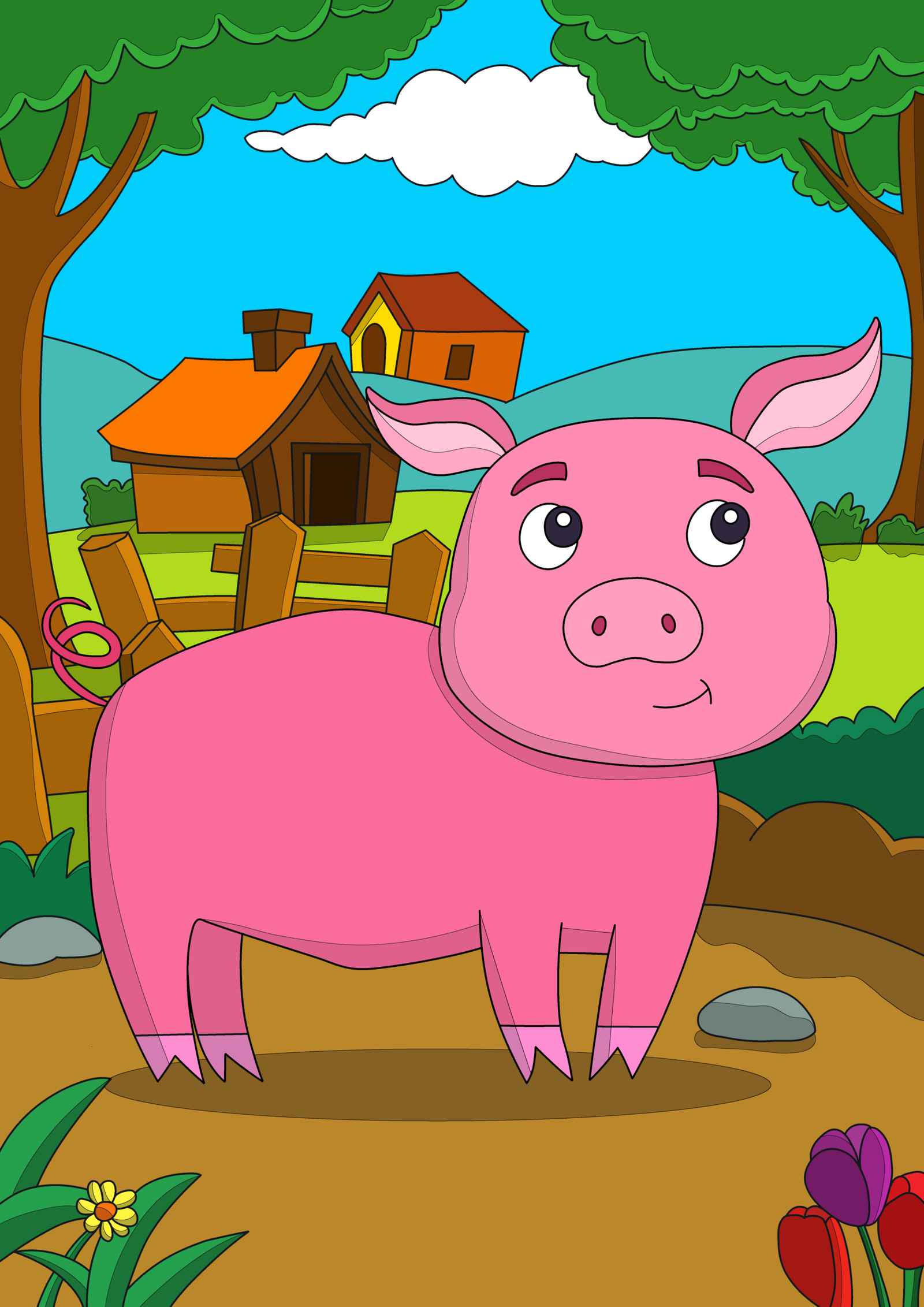 Penny the Pig and the Garden Surprise