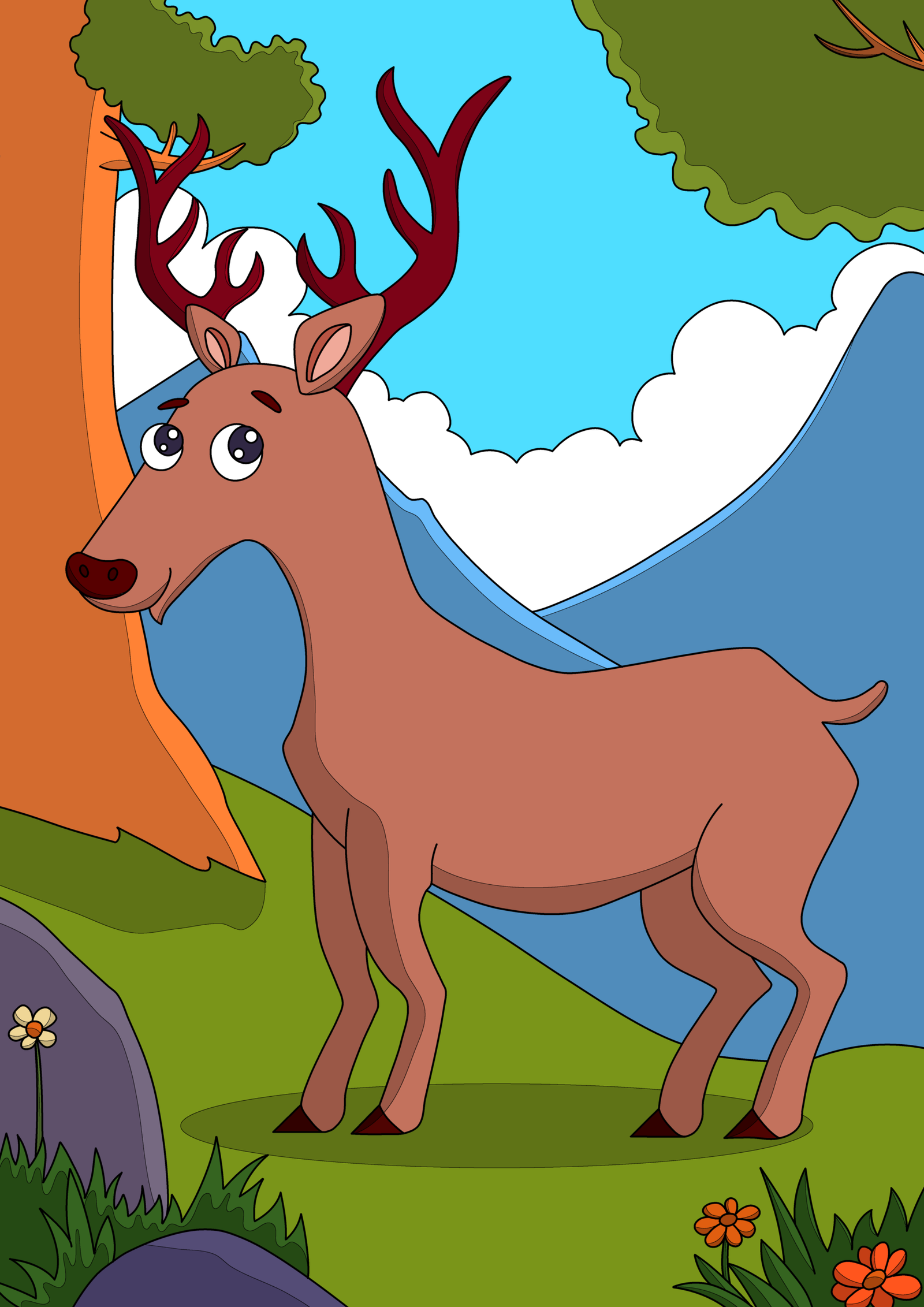 Davy the Deer and the Crown of Help