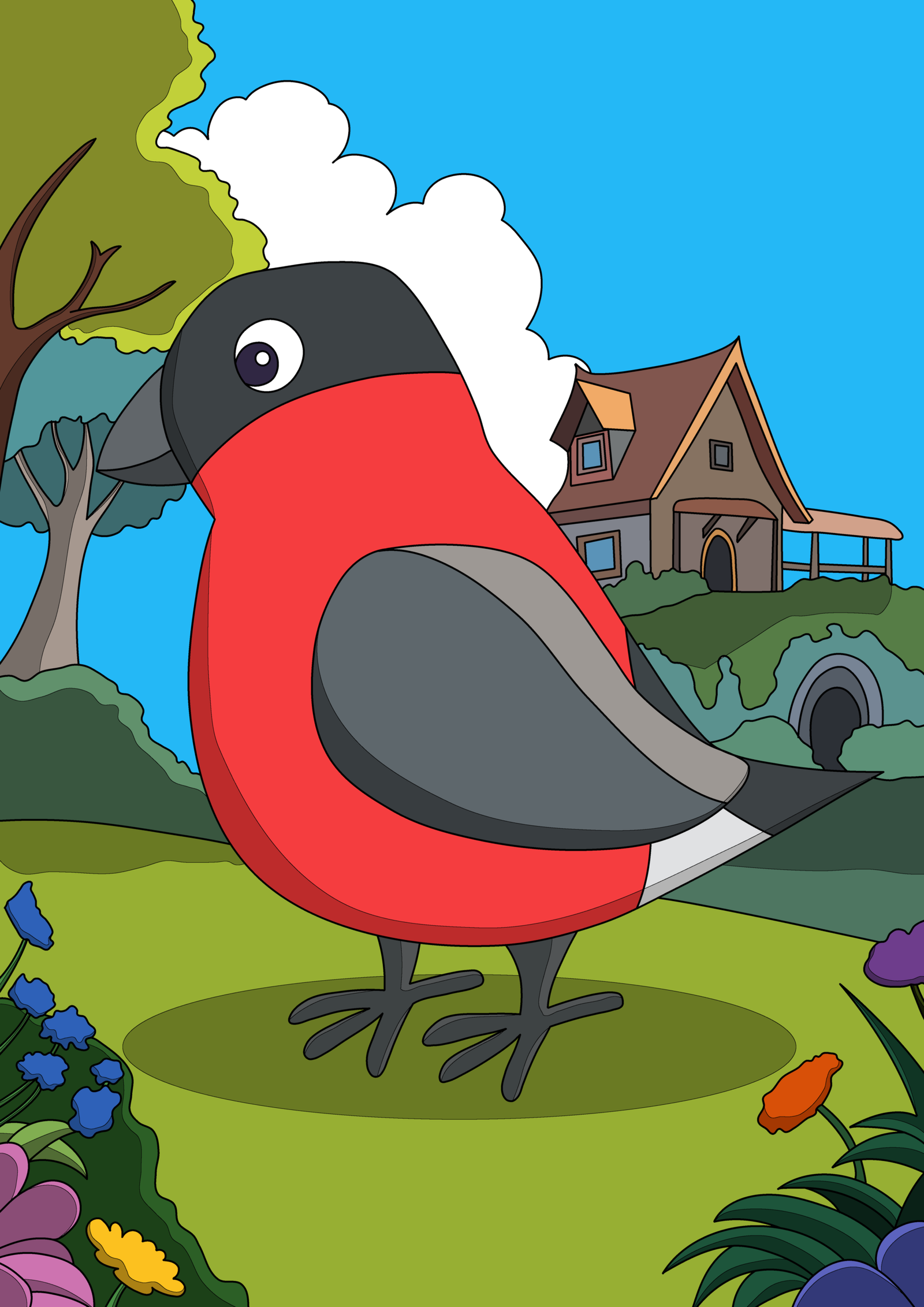 Redby the Bird and the Secret Tunnel