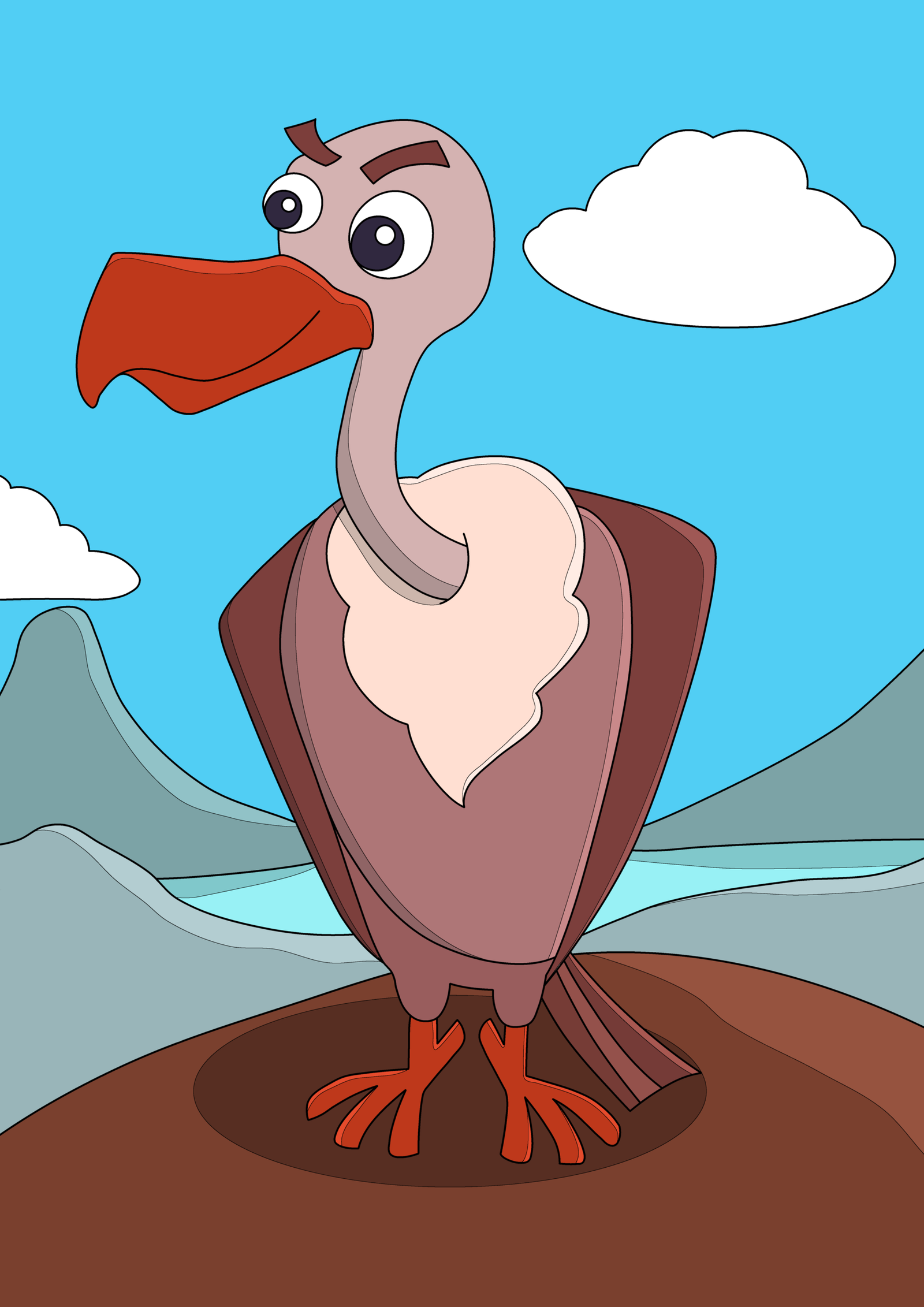 Victor the Vulture and the Mountain Wind