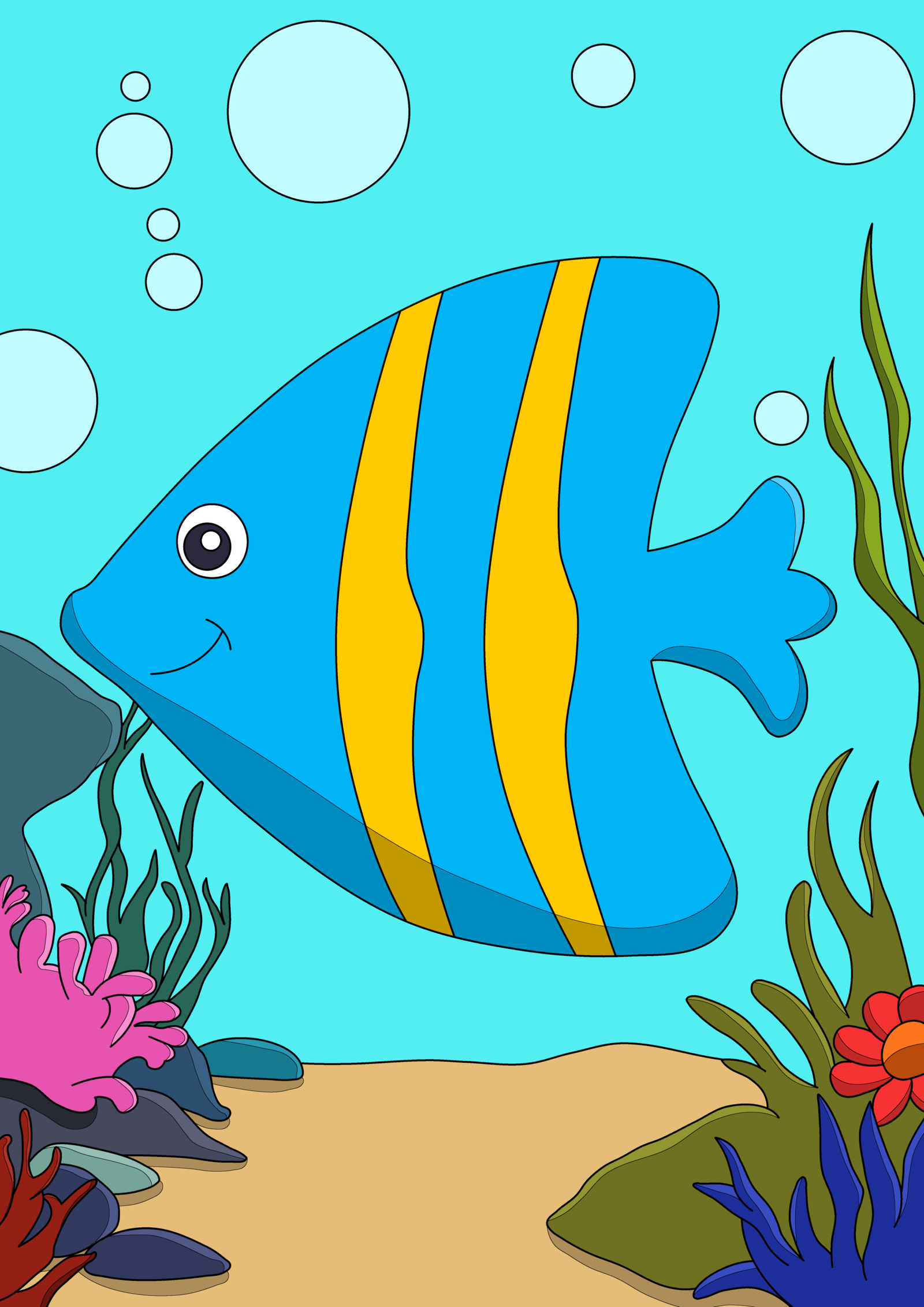 Bubbles the Fish and the Deep Blue Dance