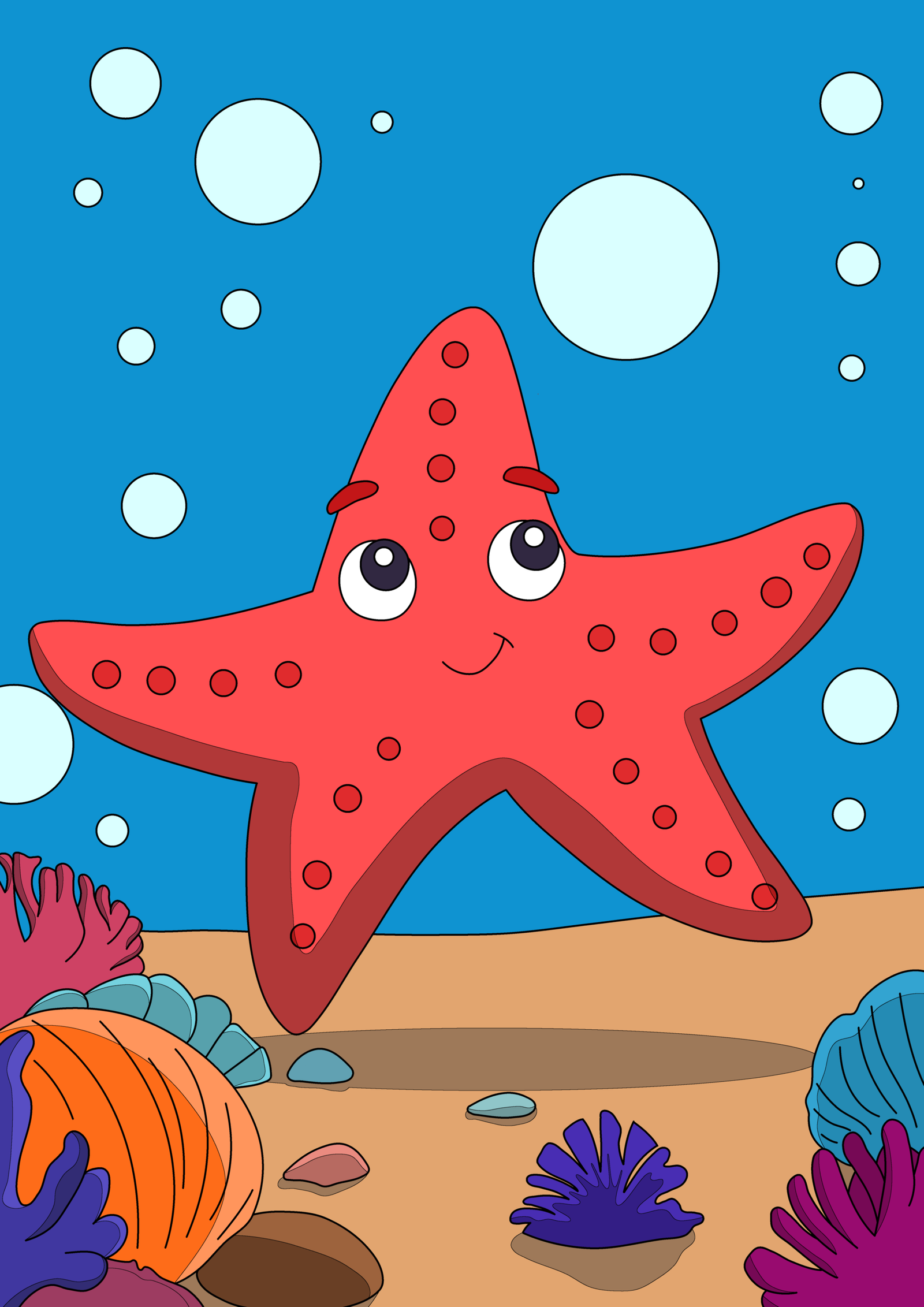 Stella the Starfish and the Ocean Sparkle
