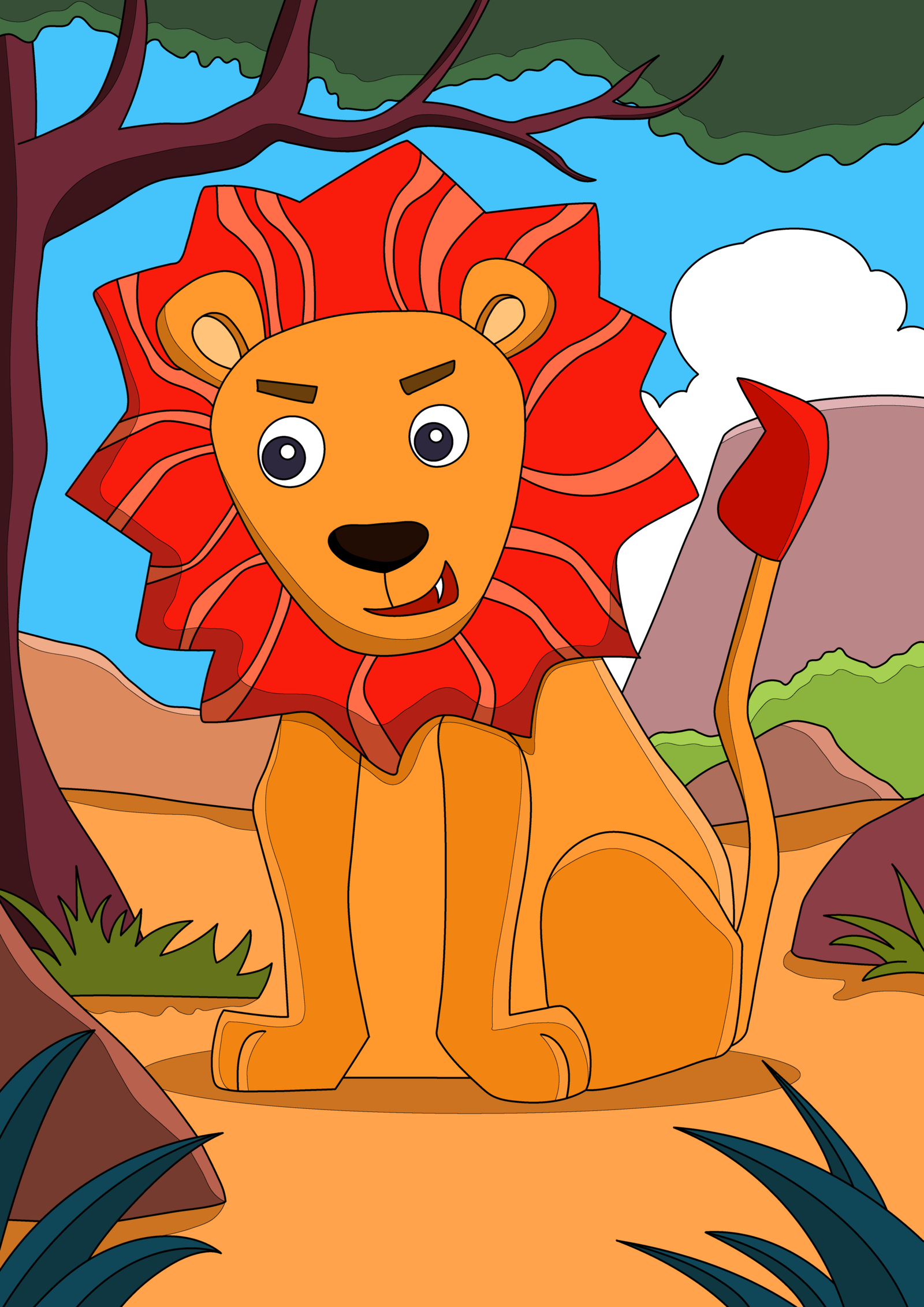 Leo the Lion and the Golden Heart