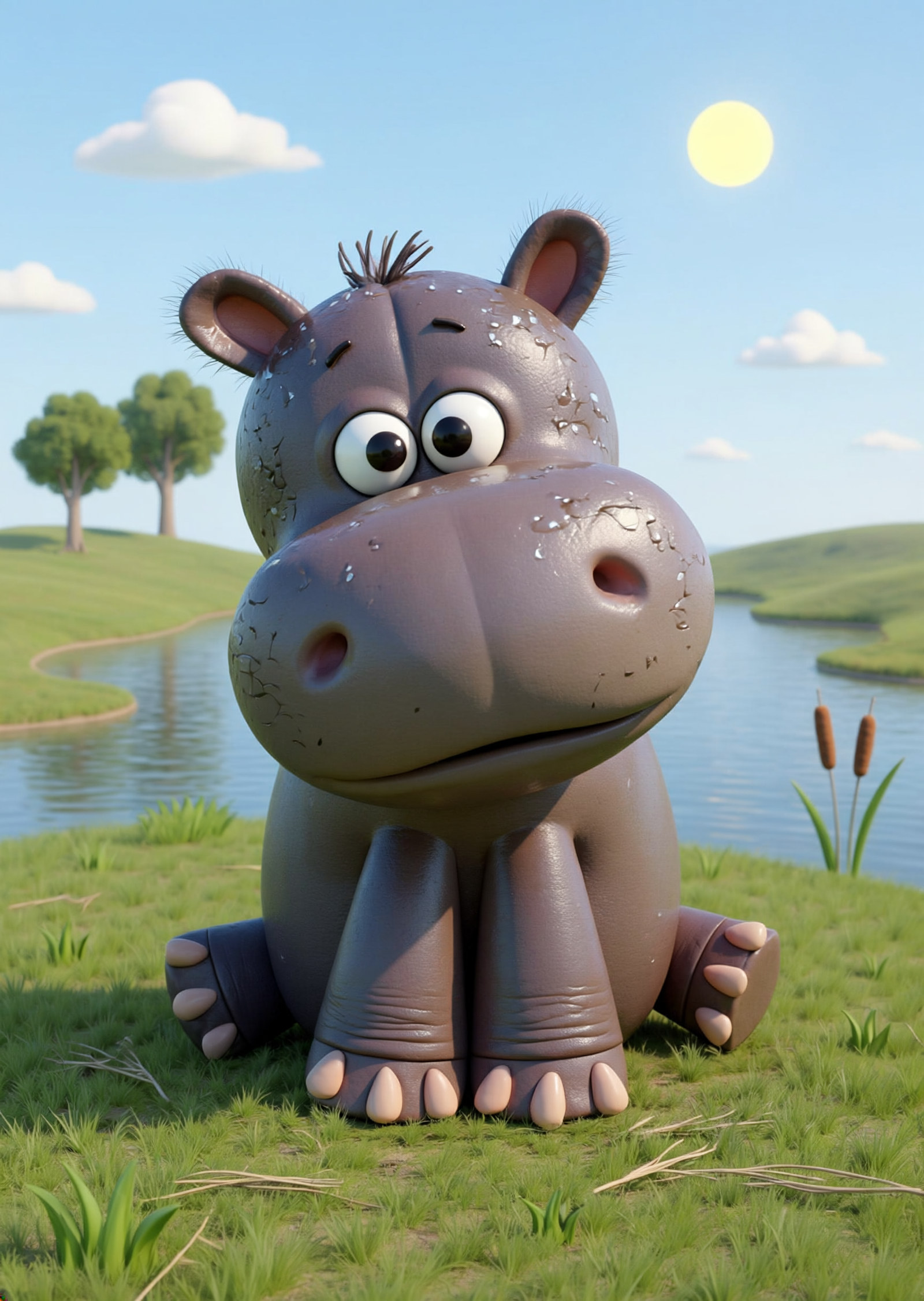 Hugo the Thoughtful Hippo Coloring Book Coming Soon…