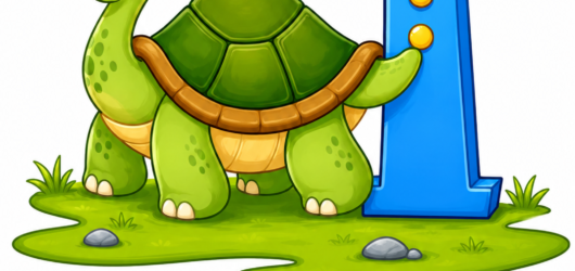 Turtle and the Letter T from Alphabet Animals Coloring Book